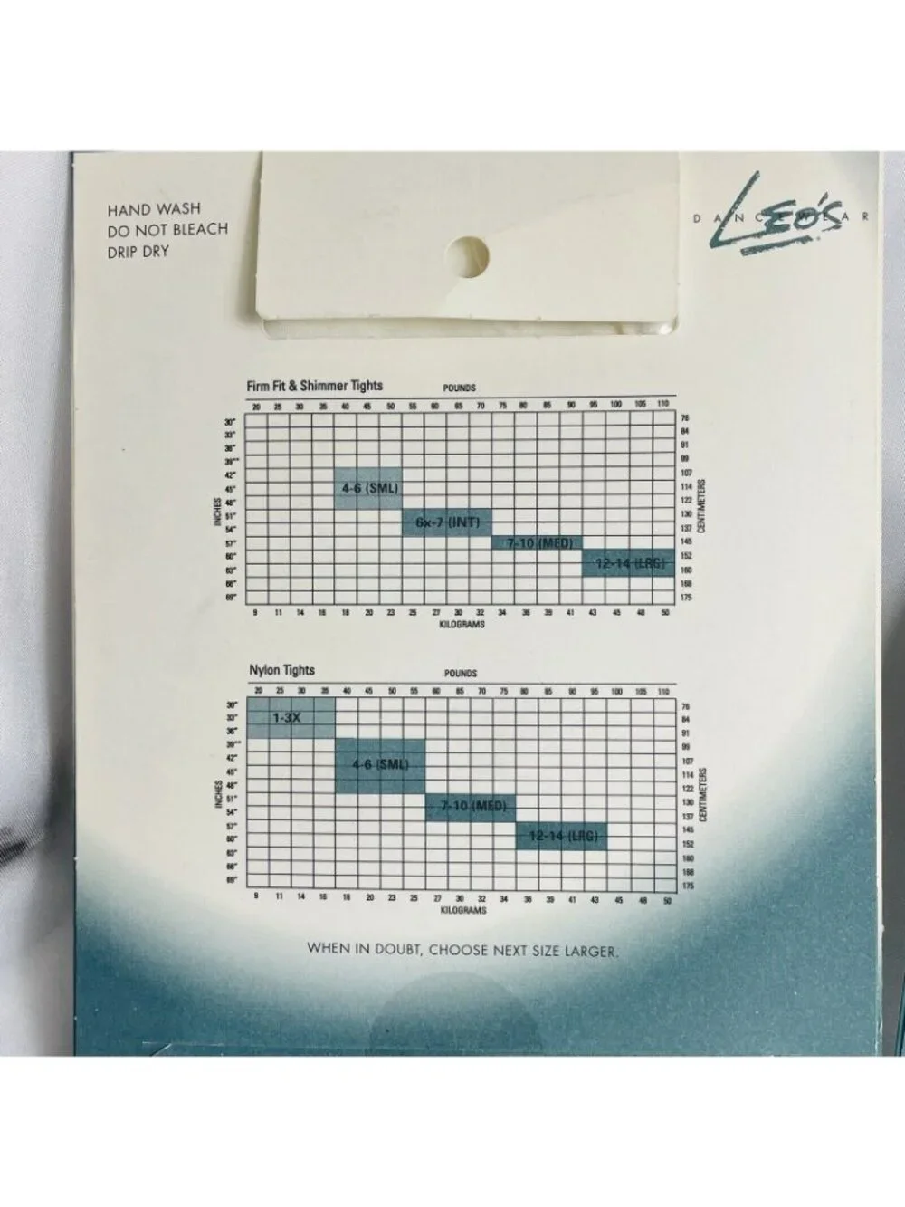 Leo’s Dance wear dance tights size 1-3x White Nylon little girl USA made 3 Packs
